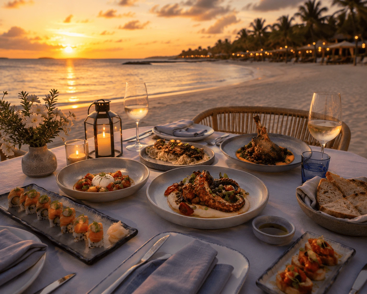 Dinner by the Beach