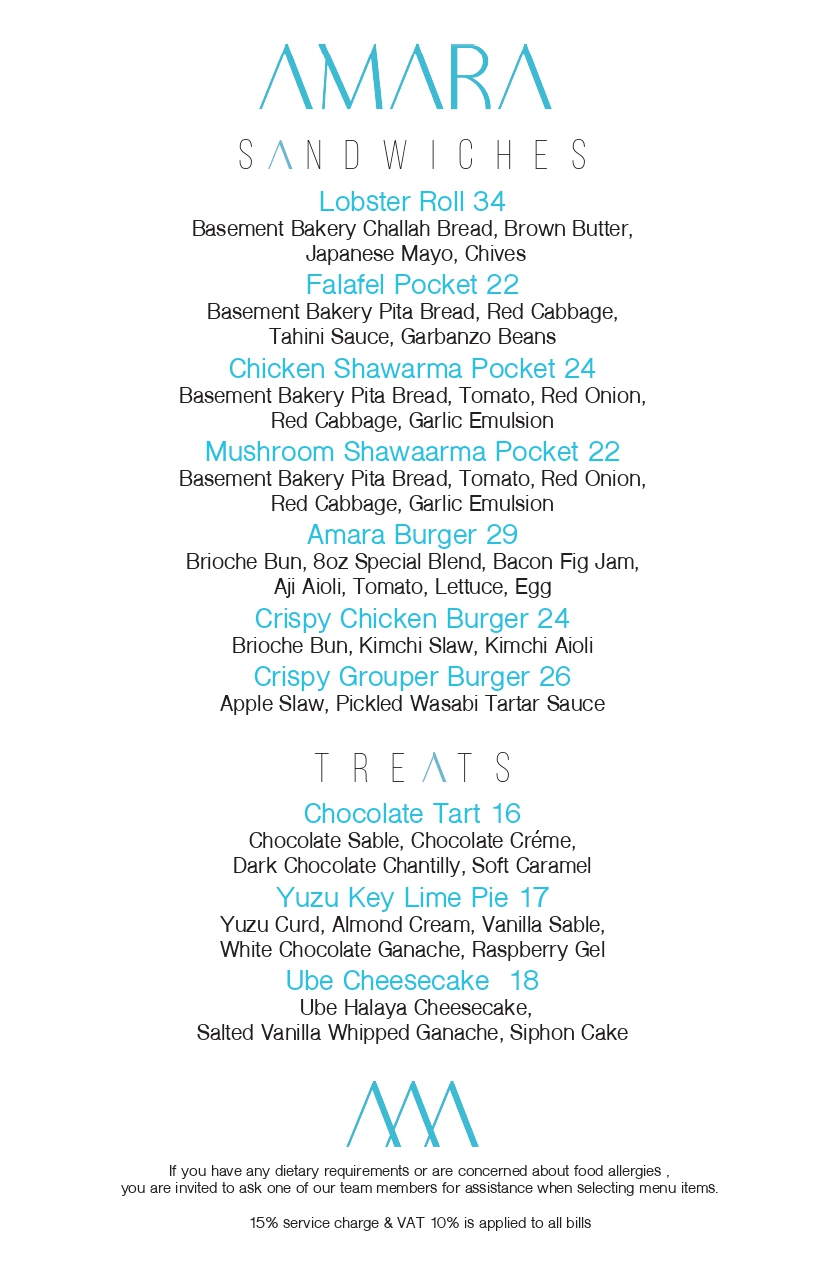 AMARA BEACH — Lunch
